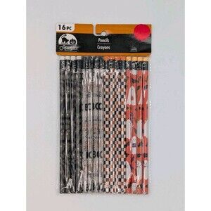 16 Halloween Pencils 4 Spooky Designs Party Favors Classroom Stationery Rewards